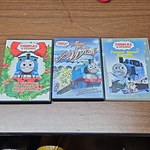 3 Thomas and Friends DVDs
